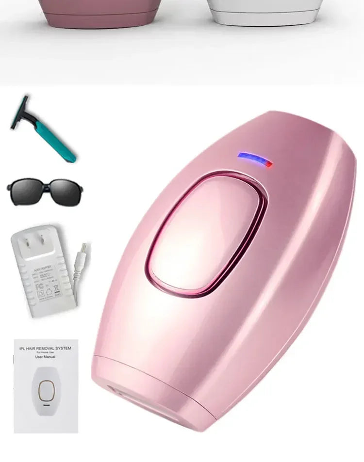 IPL Laser Hair Remover Intense Pulsed Light 500000 Pulses Permanent Laser Hair Remover Women's Painless Hair Removal Home Device