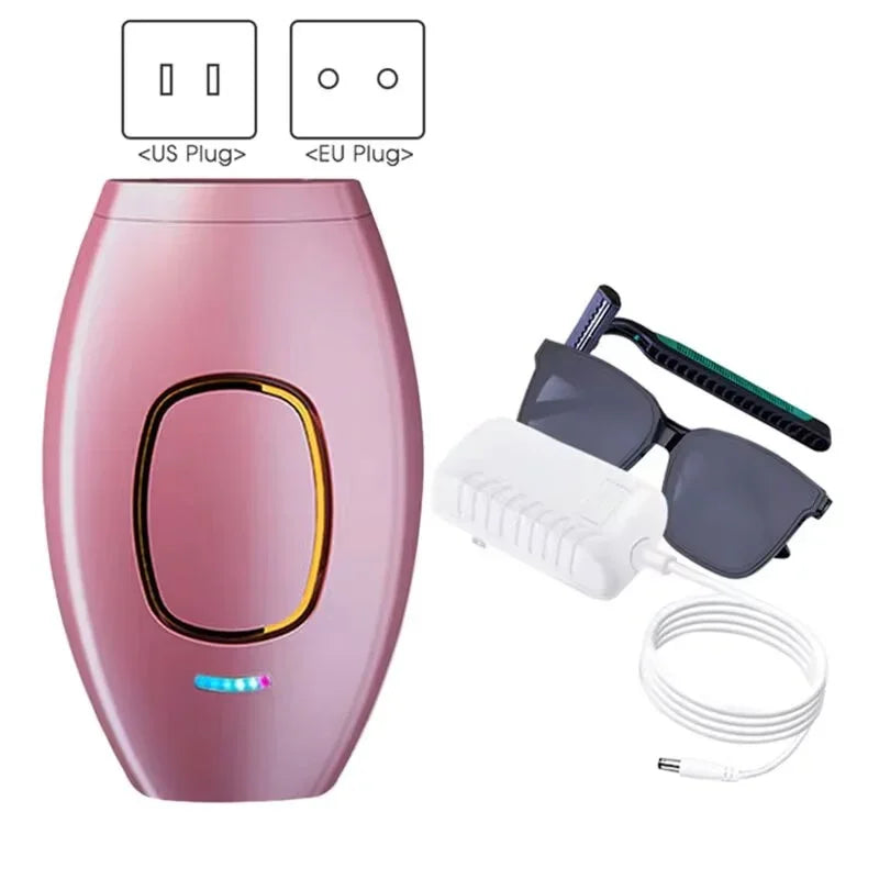 IPL Laser Hair Remover Intense Pulsed Light 500000 Pulses Permanent Laser Hair Remover Women's Painless Hair Removal Home Device