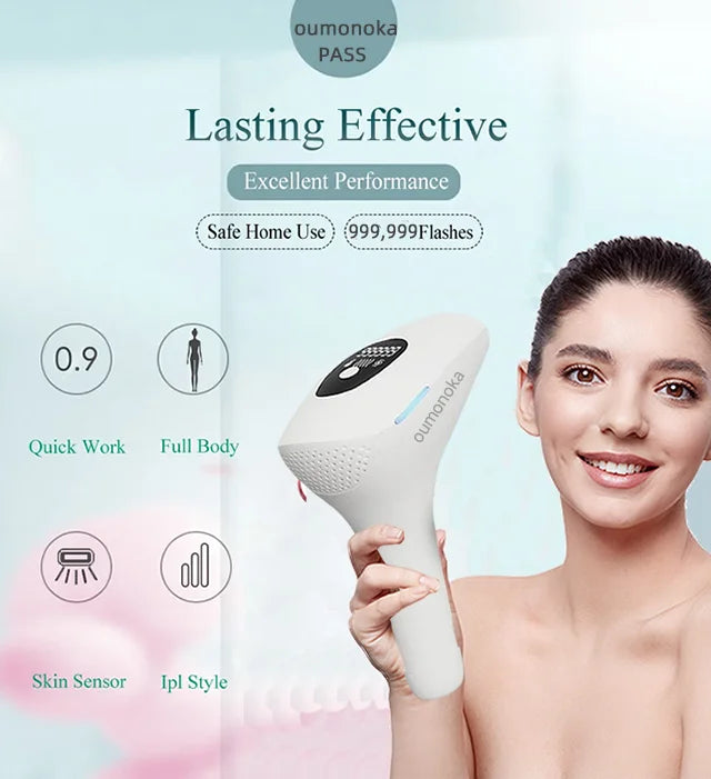 Body Bikini IPL 999,999 Flashes Depilator Pulses Permanent Laser Epilator Painless For Women Hair Removal Home Use Devices