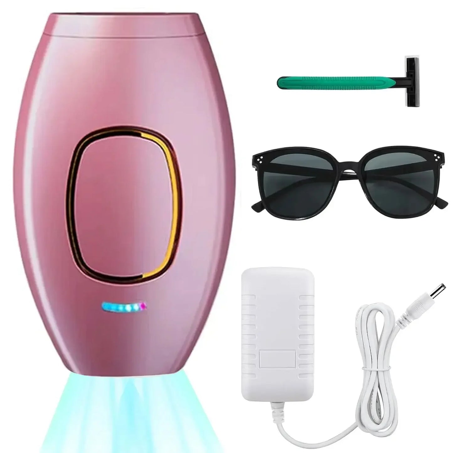 IPL Laser Hair Remover Intense Pulsed Light 500000 Pulses Permanent Laser Hair Remover Women's Painless Hair Removal Home Device