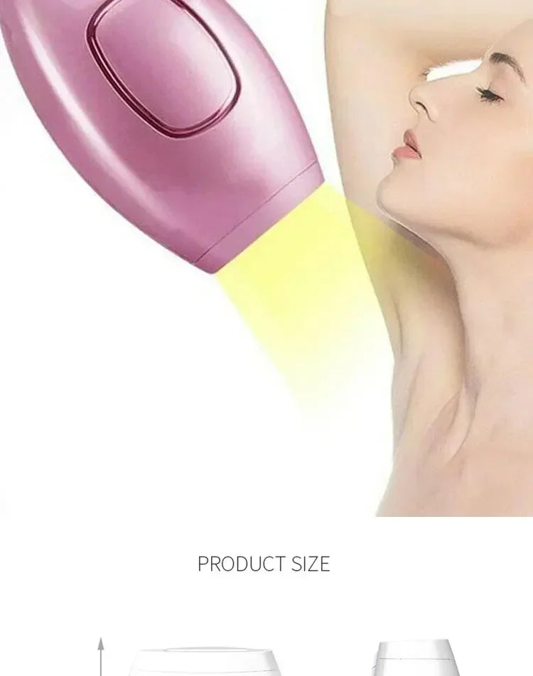 IPL Laser Hair Remover Intense Pulsed Light 500000 Pulses Permanent Laser Hair Remover Women's Painless Hair Removal Home Device